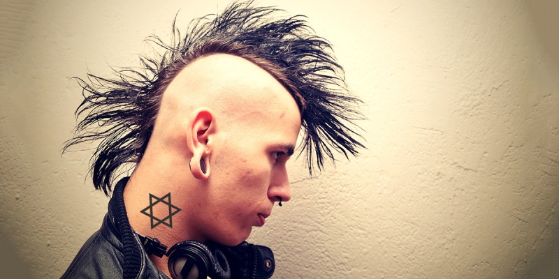 jewish, tattoo, star of david