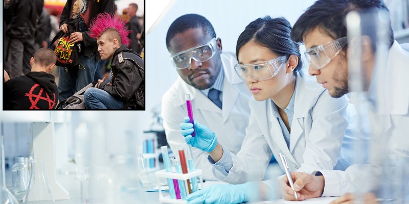 science, first, punk, born