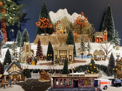 venue, punk, christmas, village