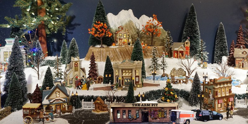 venue, punk, christmas, village