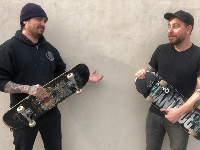 skate or die, tattoo, threatening