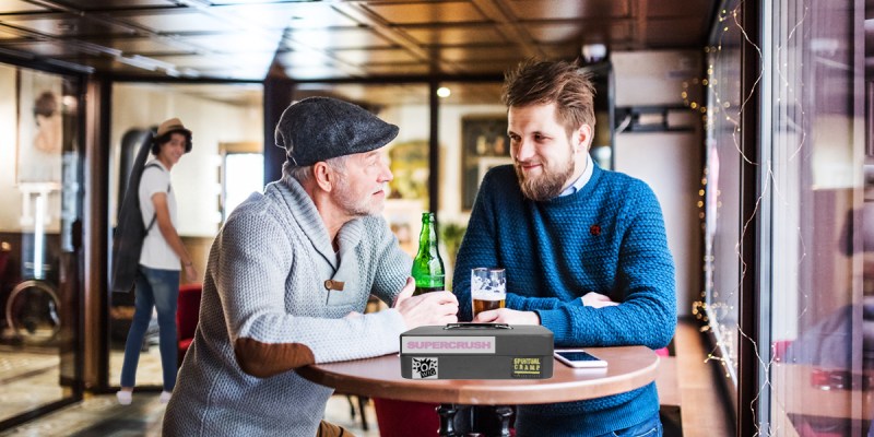 dad, promoter, hustle, son