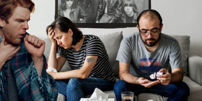 punk house, flu, season