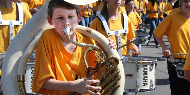 marching, touring, band