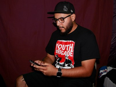 punk, fence, attending, old, aging