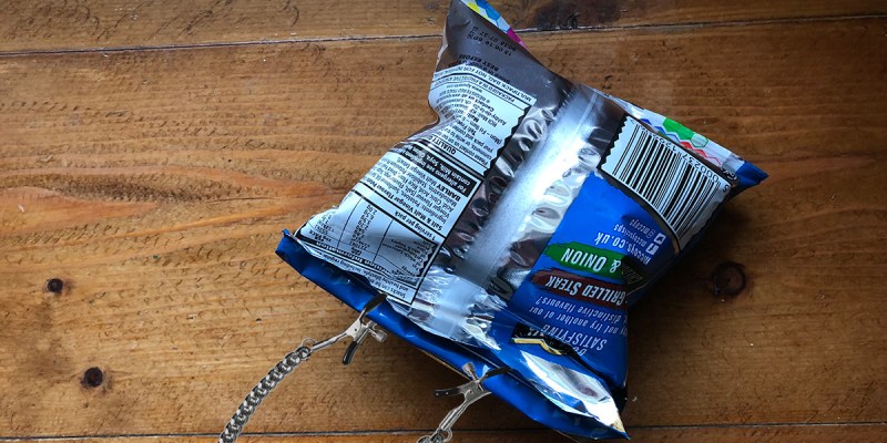 chips, nipple, clamps