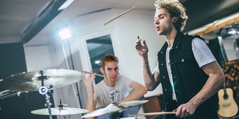 drummer, lesson, sticks