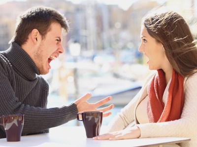 couple, valentines, screaming