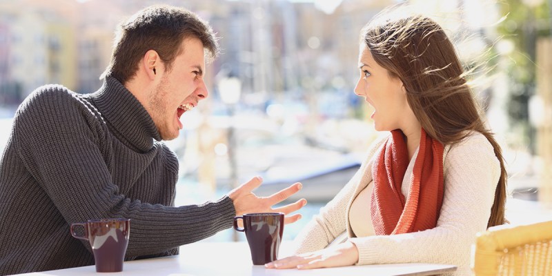 couple, valentines, screaming