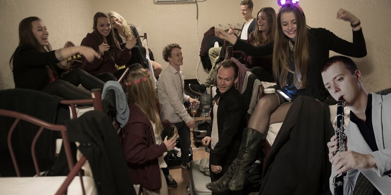 oboe, juilliard, dorm, party ruined