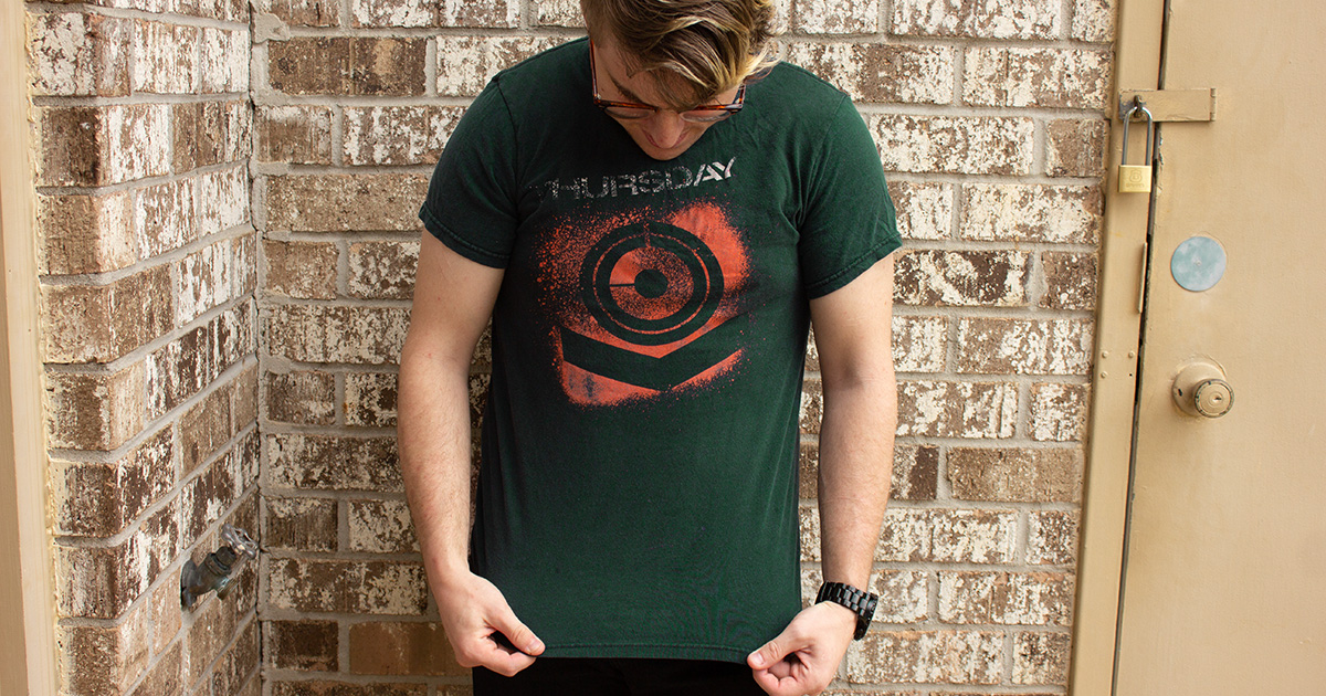 shirt, green, stage
