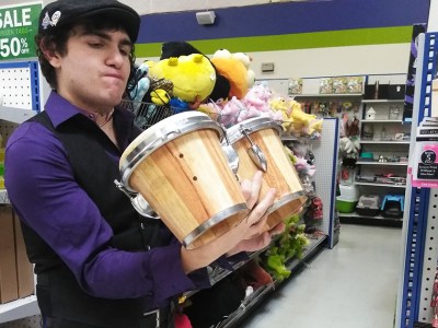 goodwill, bongos, deciding