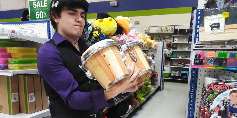 goodwill, bongos, deciding