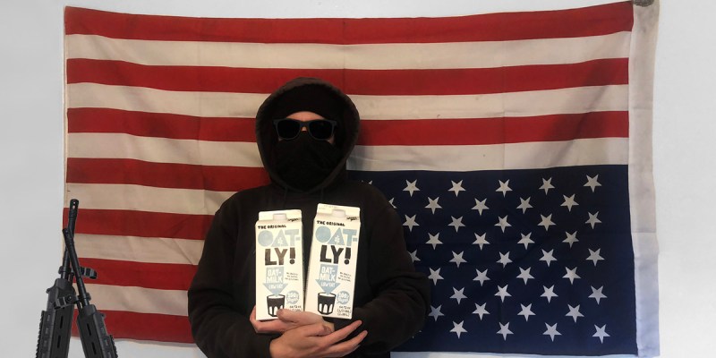 oatly, milk, world war, vegan