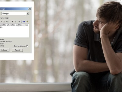 aim, message, breakup