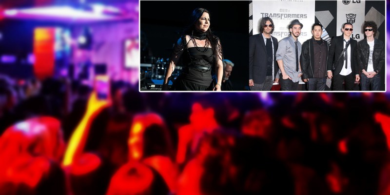 emo night, linkin park, evanescence
