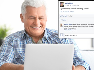 mother's day, dad, facebook