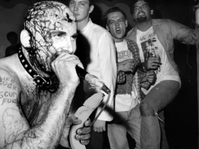 christian bale, banana, gg allin