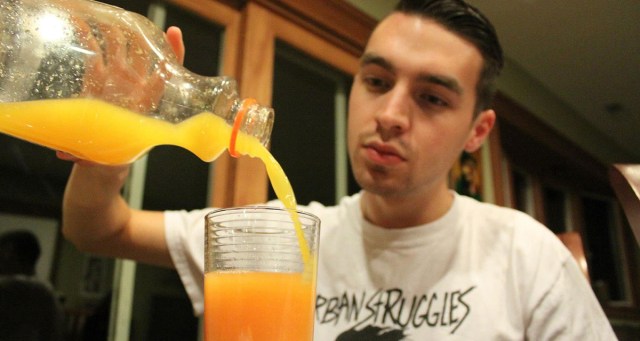 Inconsiderate Straight Edge Roommate Drinks All The Mixer