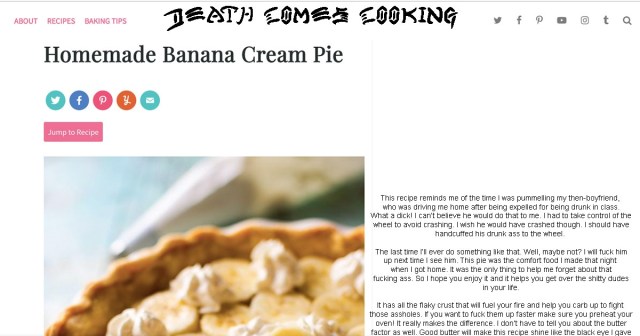Punk Cooking Site Starts Recipe With 1,000 Word Drunken Fight Story