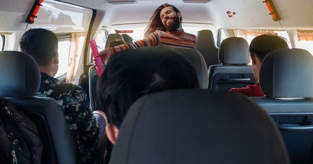 Bong Embarks on Six Person Tour Starting in Back of Van