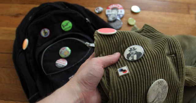 Pins Begin Migration From Jacket to Backpack