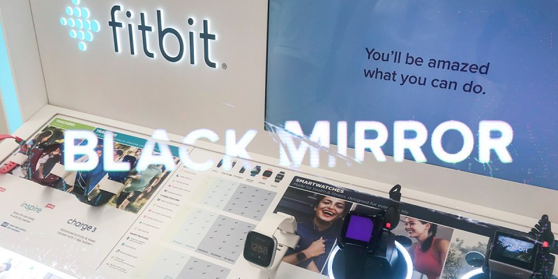 black mirror, fitbit