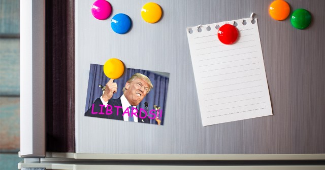 Proud Son Hangs Dad’s Meme on Fridge