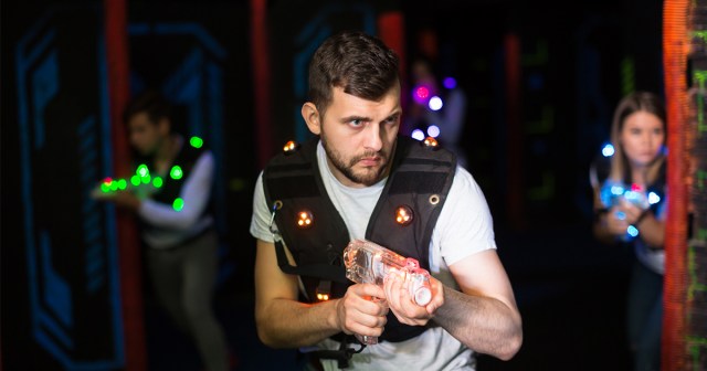 Man Wins Yet Another Round of Laser Tag Using Only Melee Attacks