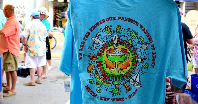 Jimmy Buffett Merch Guy Sorry, But Only Smalls and Mediums Left