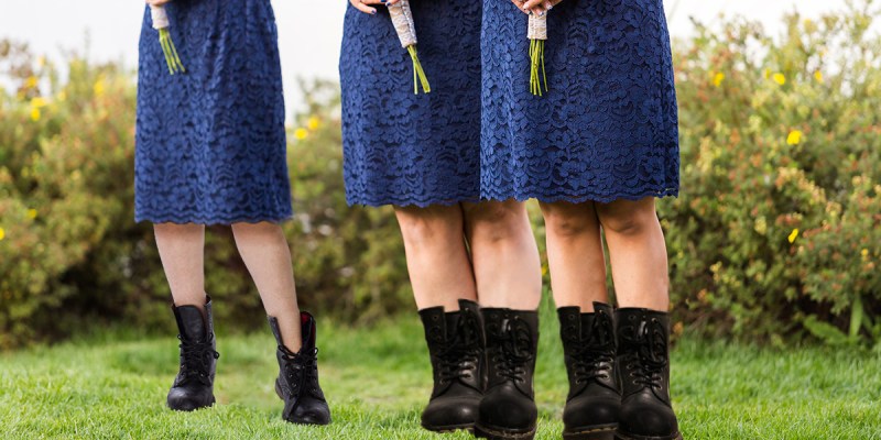 doc martens, boots, bridesmaid