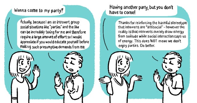 Webcomic Bravely Explores How Introverts Are Sometimes Shy But Not Always
