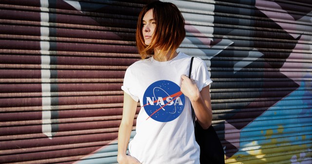 Woman Wearing NASA T-Shirt Has Never Even Been to Space