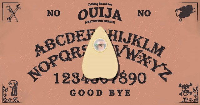 Straight Edge Ouija Board Just Says No