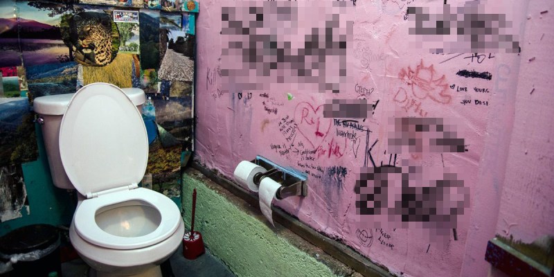 gender, neutral, graffiti, bathroom