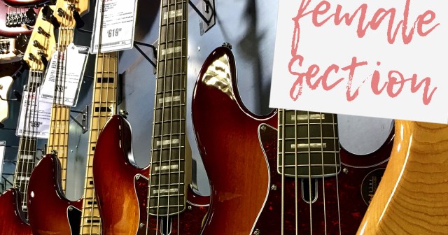 New “Female Section” of Guitar Center Filled With Only Basses