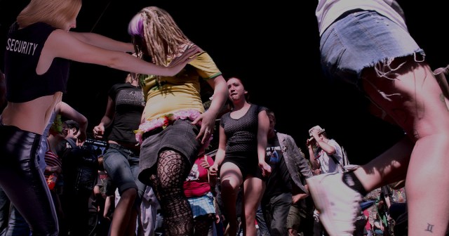 Feminist Bouncer Pushes Woman Back Into Pit
