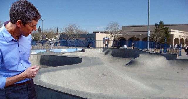 Nostalgic Beto O’Rourke Visits El Paso Skate Park Where He Was First Told To “Eat Shit, Poser”