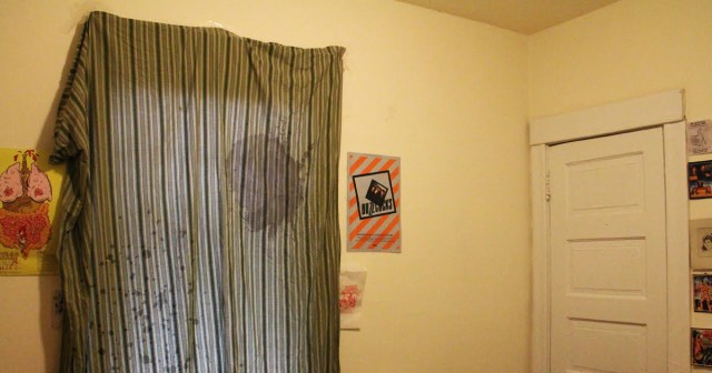 Fancy Punk Has 400-Thread Count Soiled Bed Sheets as Curtains