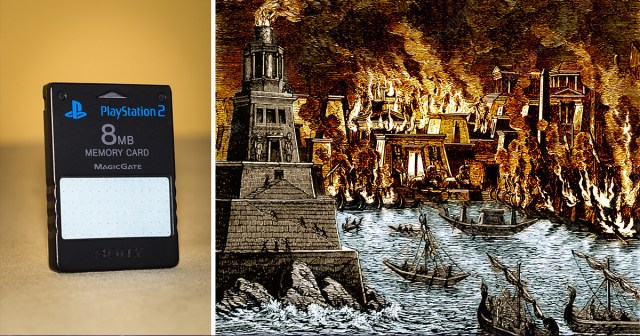 Corruption of PS2 Memory Card Not Unlike Burning of the Library of Alexandria