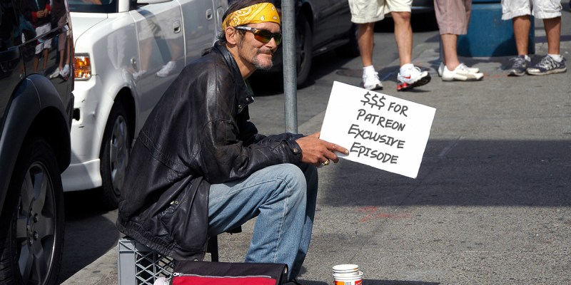 patreon, panhandle, exclusive