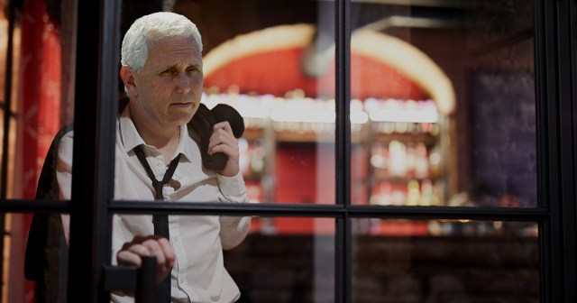 Sobbing, Confused Mike Pence Spotted Leaving Lamb of God Show Early