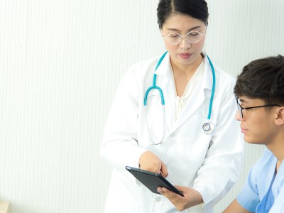 doctor, man, medication