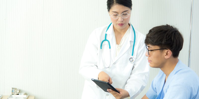 doctor, man, medication