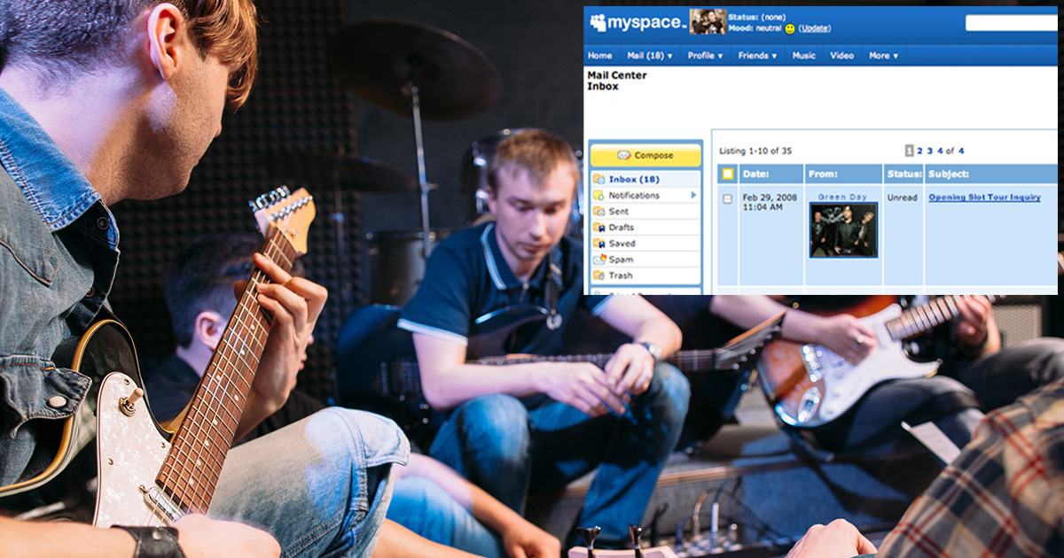 Band's Long-Forgotten Myspace Inbox Full of Big Break Messages