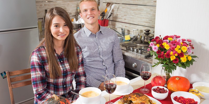 Friendsgiving, married, couple