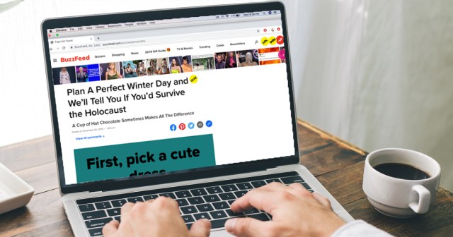 Buzzfeed Issues Apology for “Would You Survive the Holocaust?” Quiz