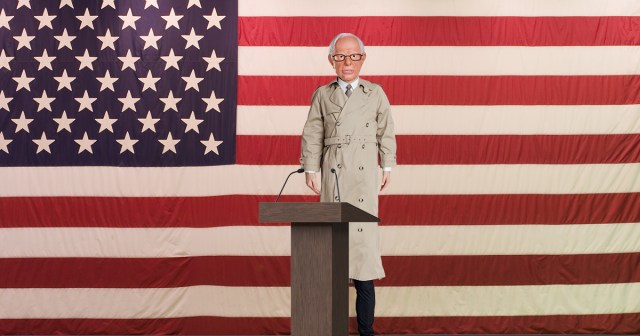 Bernie Sanders Revealed to Be Three Uninsured College Students in Trench Coat