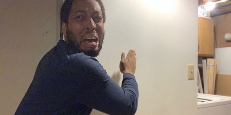 beta, male, beta male, slap, drywall