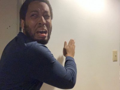 beta, male, beta male, slap, drywall